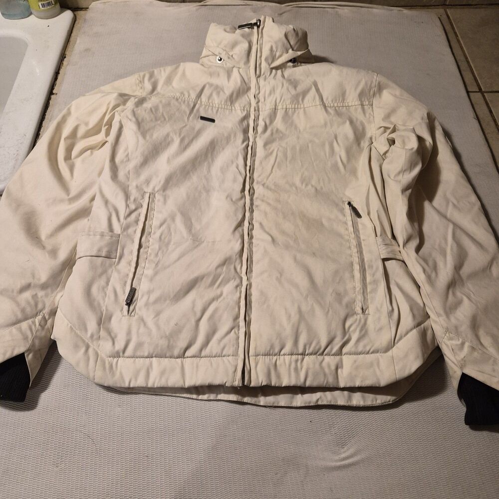 Columbia Women’s Medium White Down Winter Coat XCO Detachable Hood - Picture 2 of 16